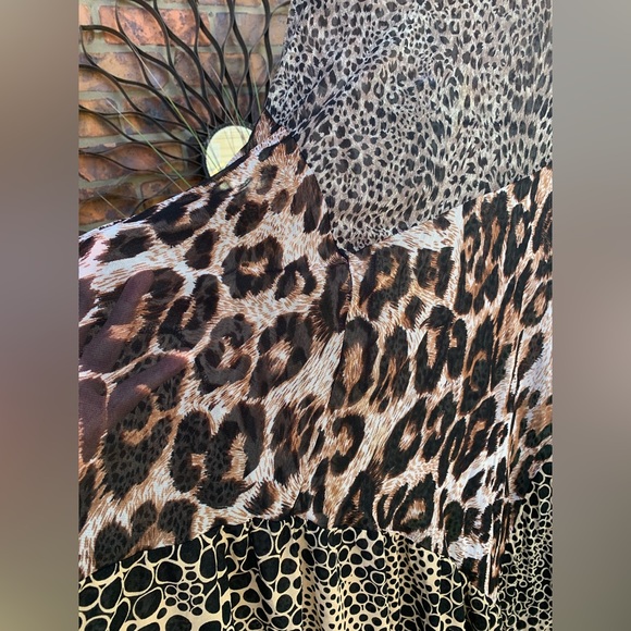 Boutique dress Caroline morgan mini / midi dress mesh sheer - Picture 8 of 14